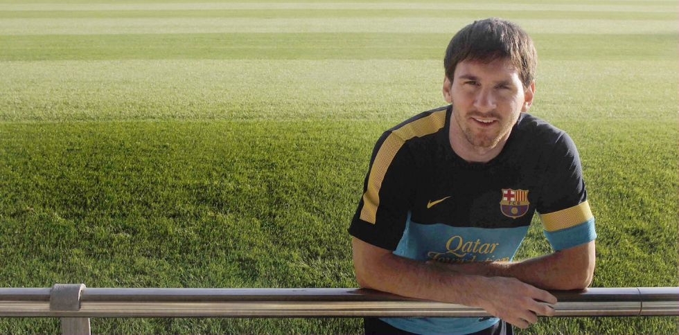 Messi đến sớm và đã chờ đón các phóng viên