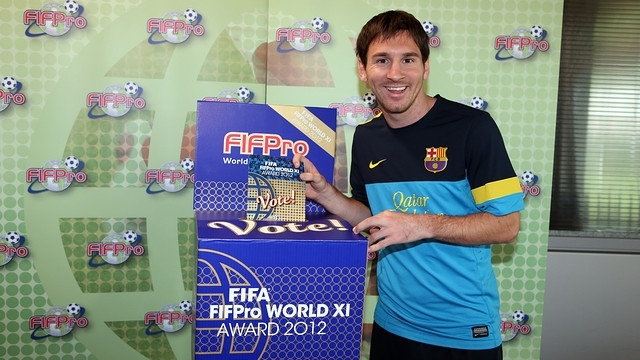 Messi là người đầu tiên bỏ phiếu bầu chọn