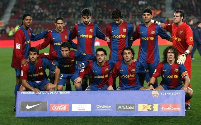 Đội hình Barça gặp Alaves năm năm trước