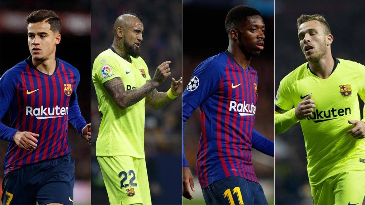 Coutinho - Artudo Vidal - Dembele - Arthur