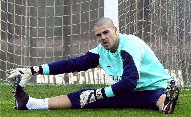 Valdes tập luyện trở lại