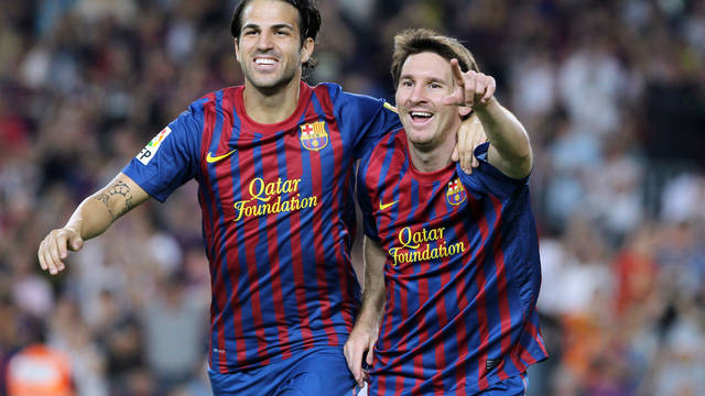 Messi + Cesc: 65 bàn và 47 lần kiến tạo
