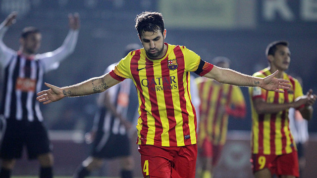 Cesc đã ghi bàn ở cả 3 giải đấu