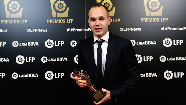 Messi, Iniesta nhận giải thưởng của LFP