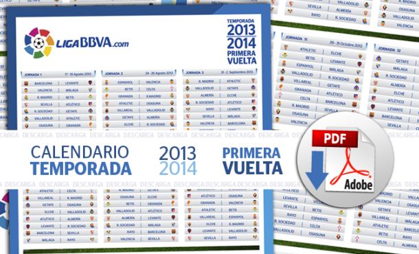 Lịch thi đấu La Liga 2013-2014