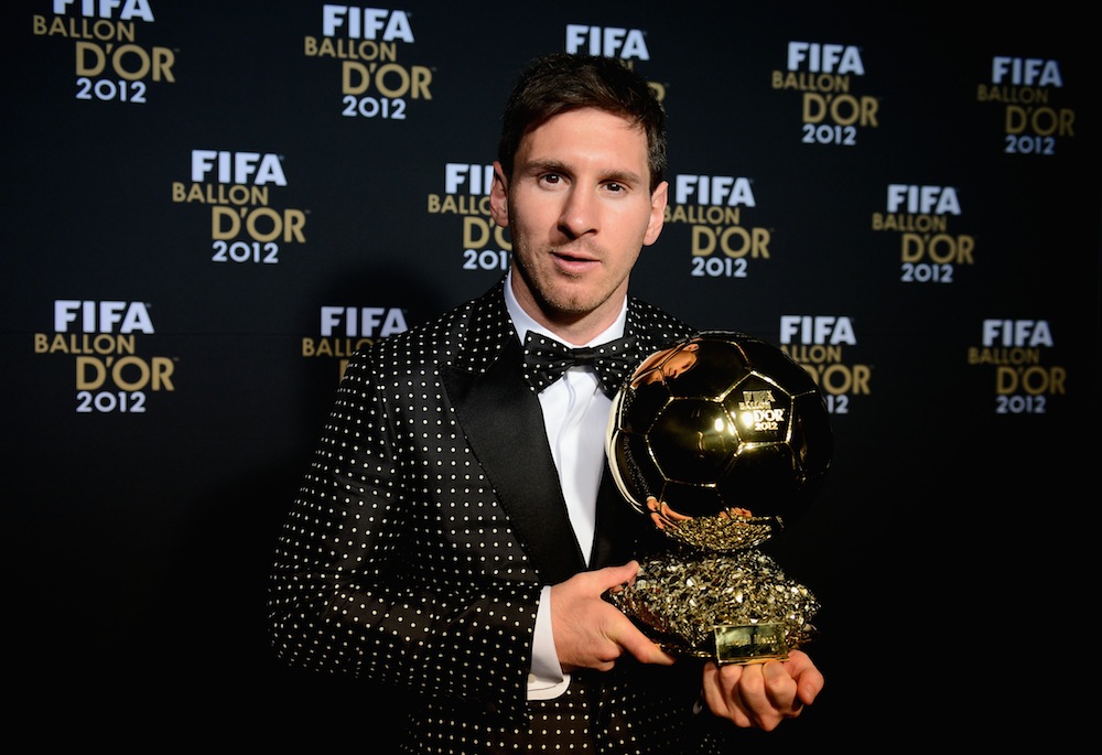 Messi là người chiến thắng năm 2012