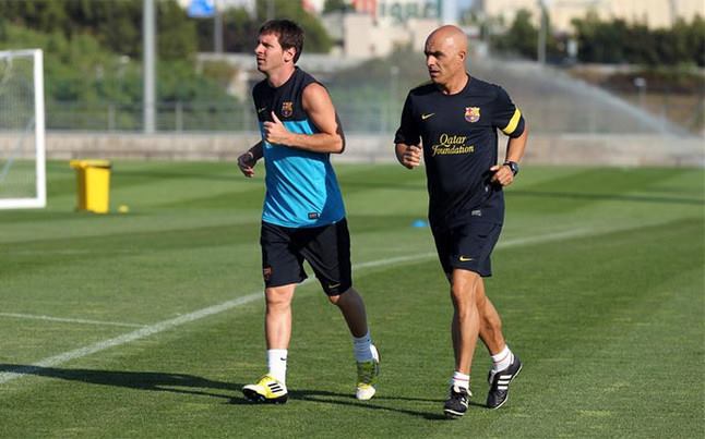 Messi và Juanjo Brau