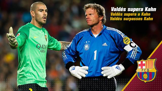 Victor Valdes và Oliver Kahn