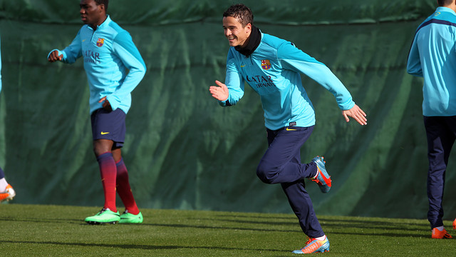 Afellay tập luyện