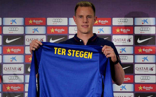 Ter Stegen ra mắt