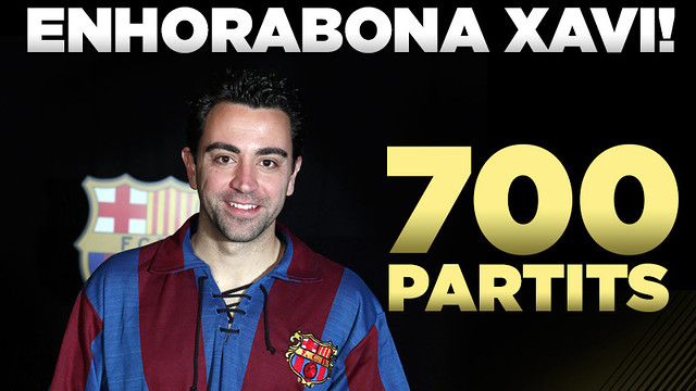 Xavi sẽ được tôn vinh trận đấu thứ 700 tại Camp Nou