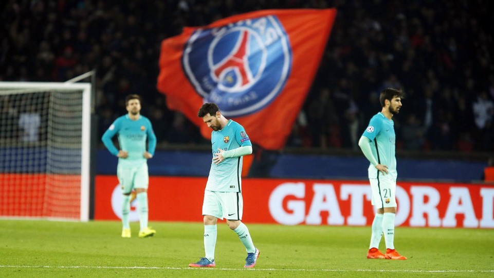 Barça thảm bại trước PSG